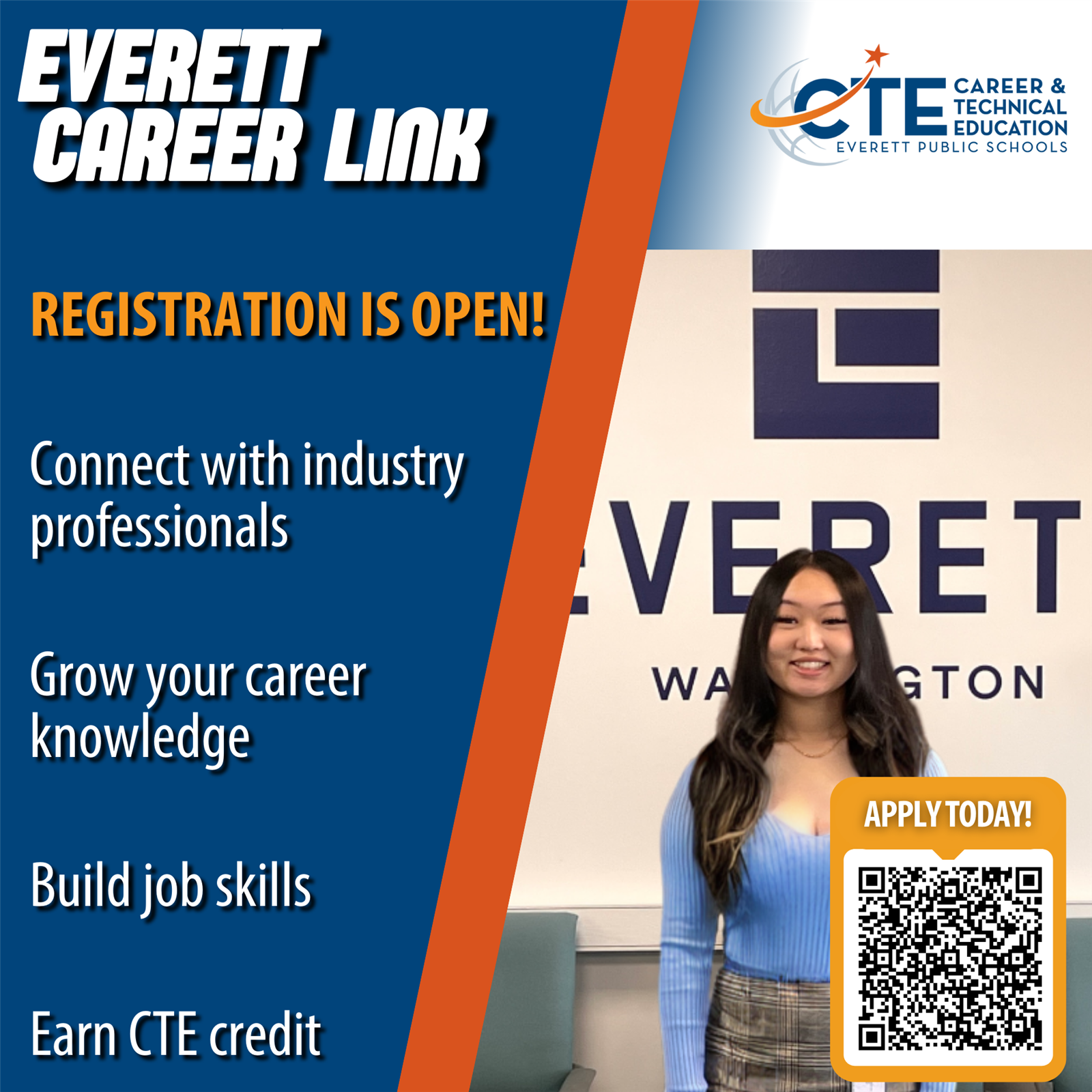 Apply today for Everett Career Link Summer Program
